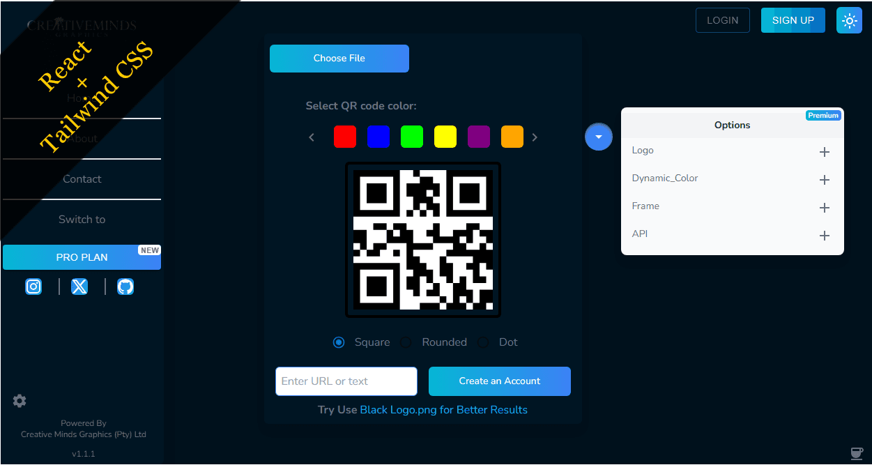 SAAS QR Code Generator